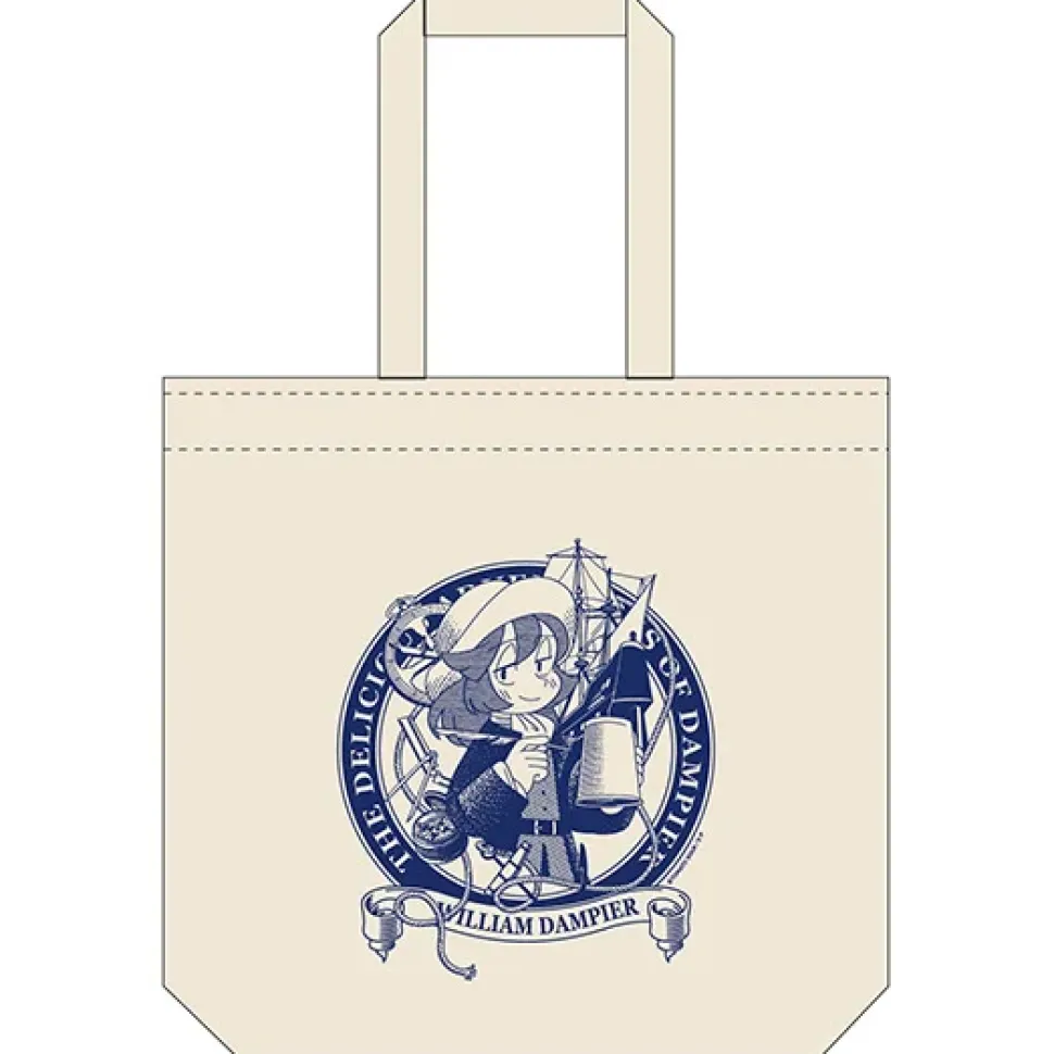 The Delicious Adventures of Dampie Canvas Zipped Pocket Tote With Original Illustration