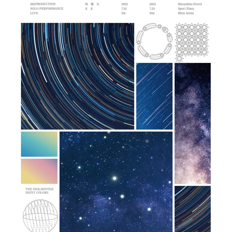 The Idolm@ster: Shiny Colors 283 Production Solo Performance Live Wagamama na Mama &5.5th Anniversary Live Hoshi ga Miageta Sora Blu-ray Box (First Limited Edition 6-Disc Set)