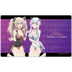 The Misfit of Demon King Academy Season 2 Character Rubber Mat Misha & Sasha A