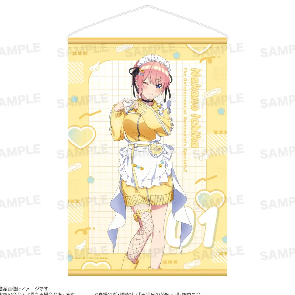 The Quintessential Quintuplets Specials 2 Double-Sided Tapestry Ichika Nakano: Jersey Maid Ver.