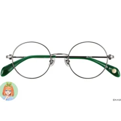 The Quintessential Quintuplets Specials2 Glass Frame w/ Original Eyeglass Case & Cleaning Cloth Set Yotsuba Nakano Model