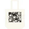 The Rising of the Shield Hero Season 3 Black Ink Painting Art Tote Bag