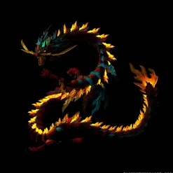 The True Dragon Series ZL-0001 The Red Dragon King Plastic Model Kit