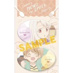 Today's Menu for Emiya Family Pair Pin Badge Set Collection