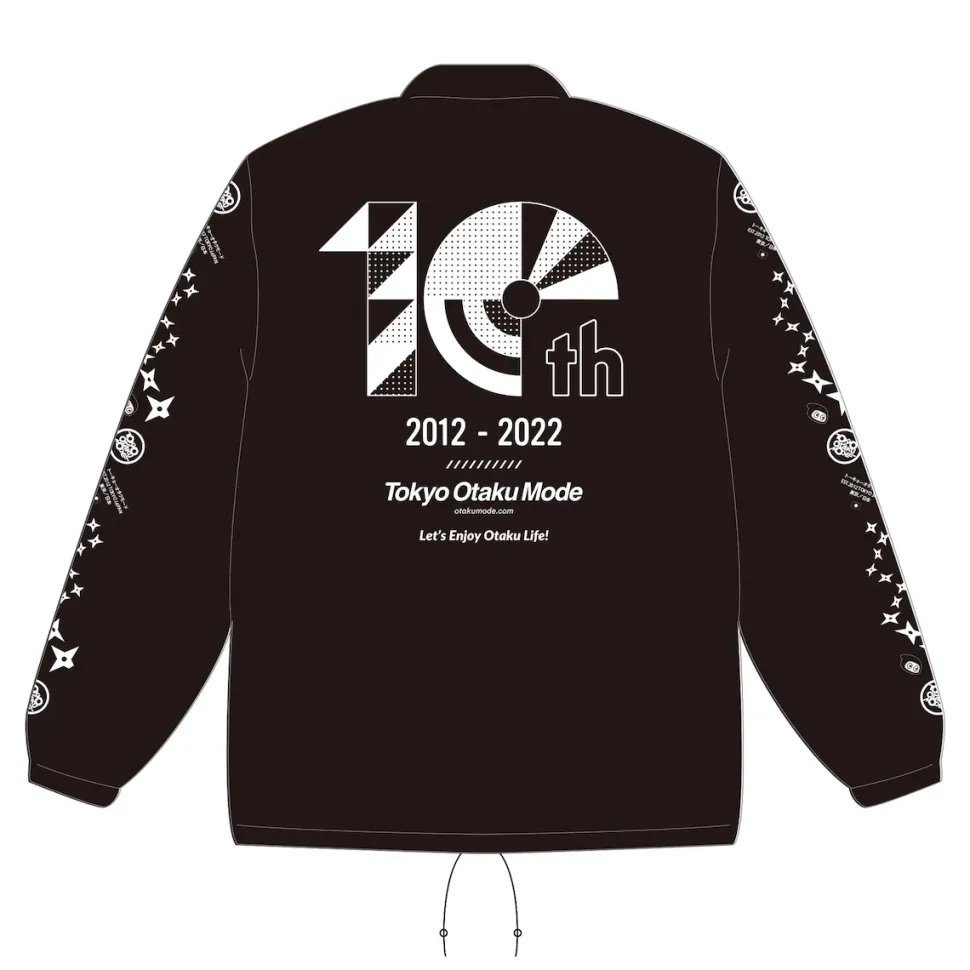 Tokyo Otaku Mode 10th Anniversary Coach Jacket Black
