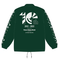 Tokyo Otaku Mode 10th Anniversary Coach Jacket Ivy Green