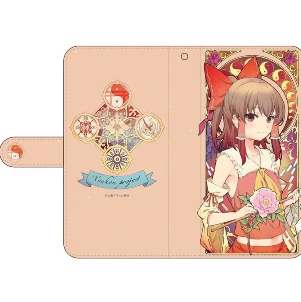 Touhou Project Reimu Hakurei Notebook-Style Smartphone Case