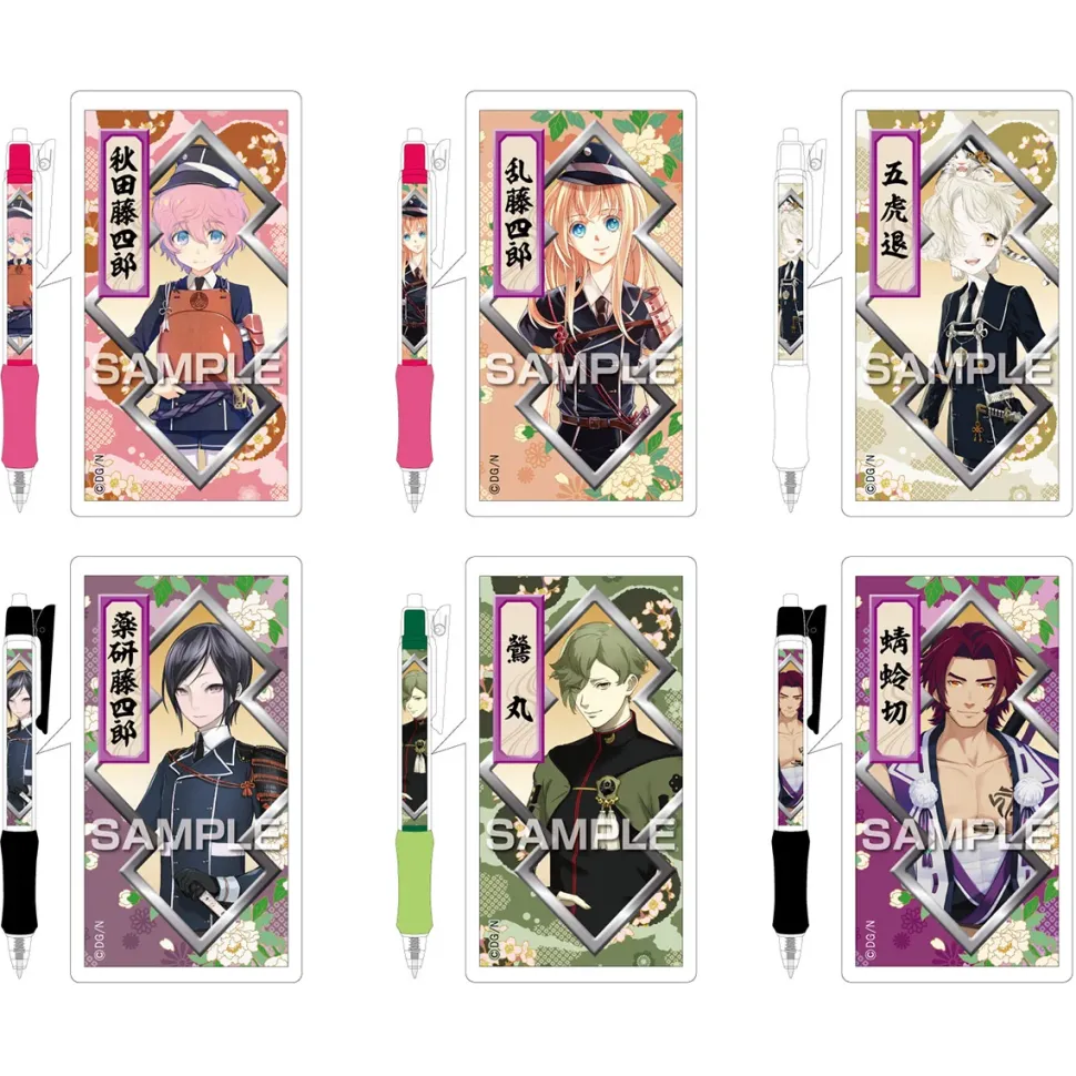 Touken Ranbu -ONLINE- Kassen Ballpoint Pens Vol. 6