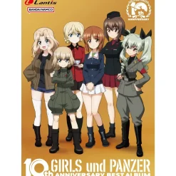 TV Anime Girls und Panzer 10th Anniversary Best CD Album (2-Disc Set)