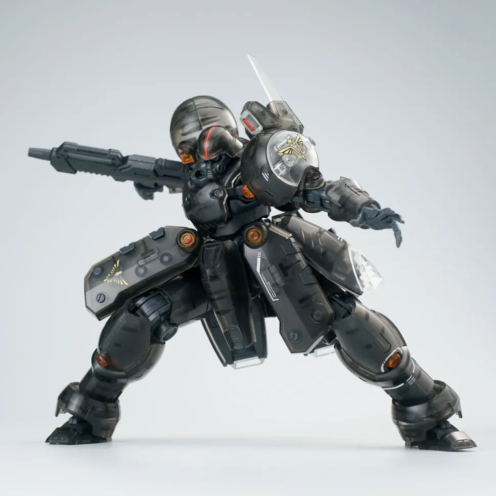 Ultra Action Trooper Series ZA-11PS Zi-kron (Transparent Black) 1/144 Scale Plastic Model Kit