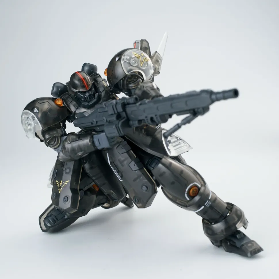 Ultra Action Trooper Series ZA-11PS Zi-kron (Transparent Black) 1/144 Scale Plastic Model Kit