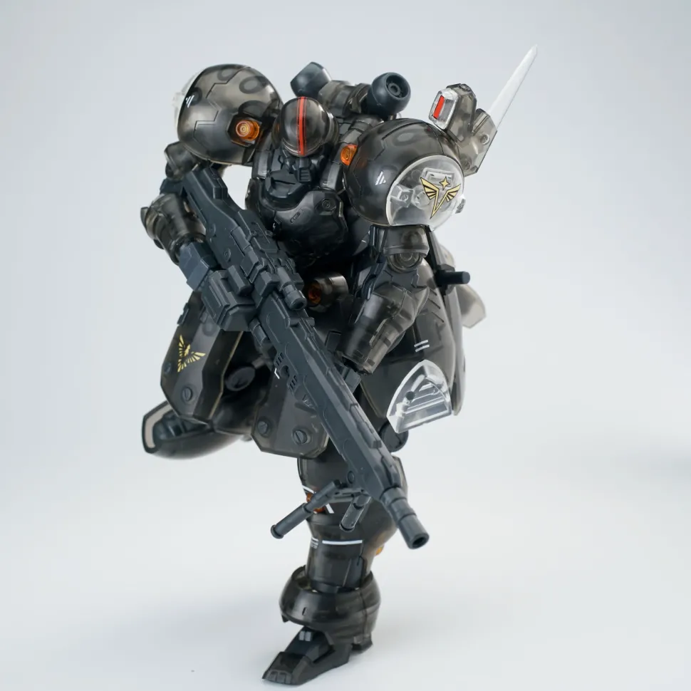Ultra Action Trooper Series ZA-11PS Zi-kron (Transparent Black) 1/144 Scale Plastic Model Kit