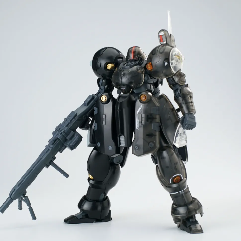 Ultra Action Trooper Series ZA-11PS Zi-kron (Transparent Black) 1/144 Scale Plastic Model Kit