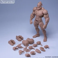 UMS003 Male Body Big Guy: Normal Skin 1/12 Scale Action Figure