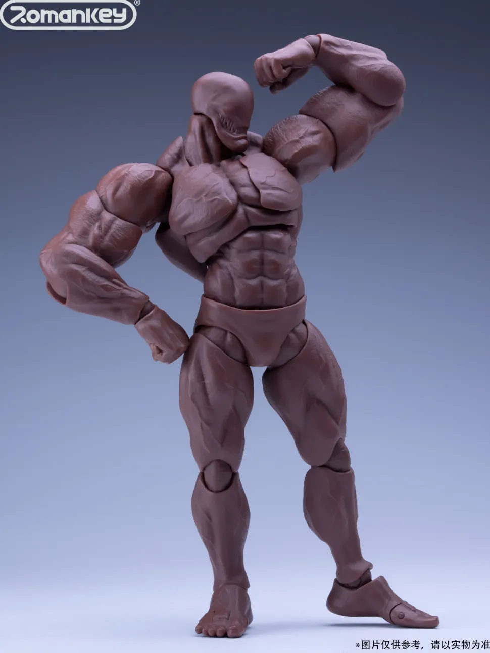 UMS003 Male Body Big Guy: Tan Skin 1/12 Scale Action Figure