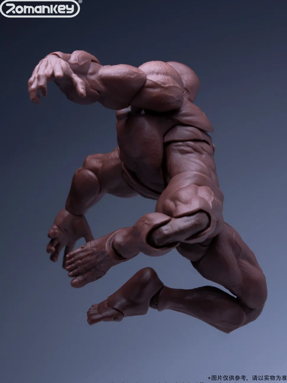 UMS003 Male Body Big Guy: Tan Skin 1/12 Scale Action Figure