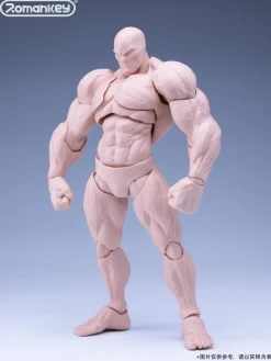 UMS003 Male Body Big Guy: White Skin 1/12 Scale Action Figure
