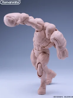 UMS003 Male Body Big Guy: White Skin 1/12 Scale Action Figure