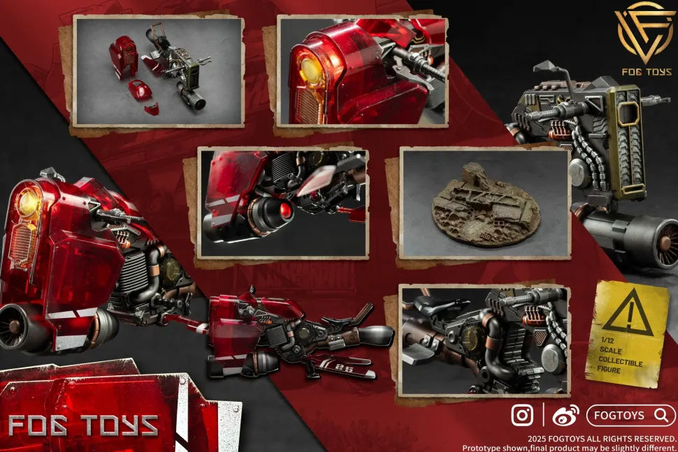 Vehicle Series Falcon: Translucent Ver. (01FT) 1/12 Scale Action Figure