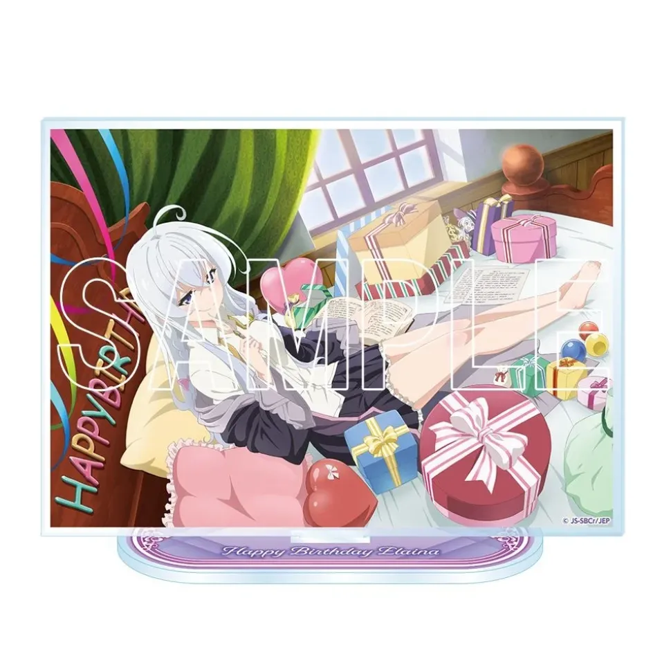 Wandering Witch: The Journey of Elaina Happy Birthday Elaina Acrylic Illustration Board - Present Ver.