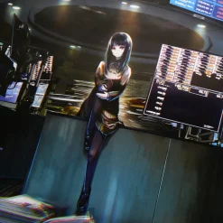 WORLD END ECONOMiCA Key Visual Poster