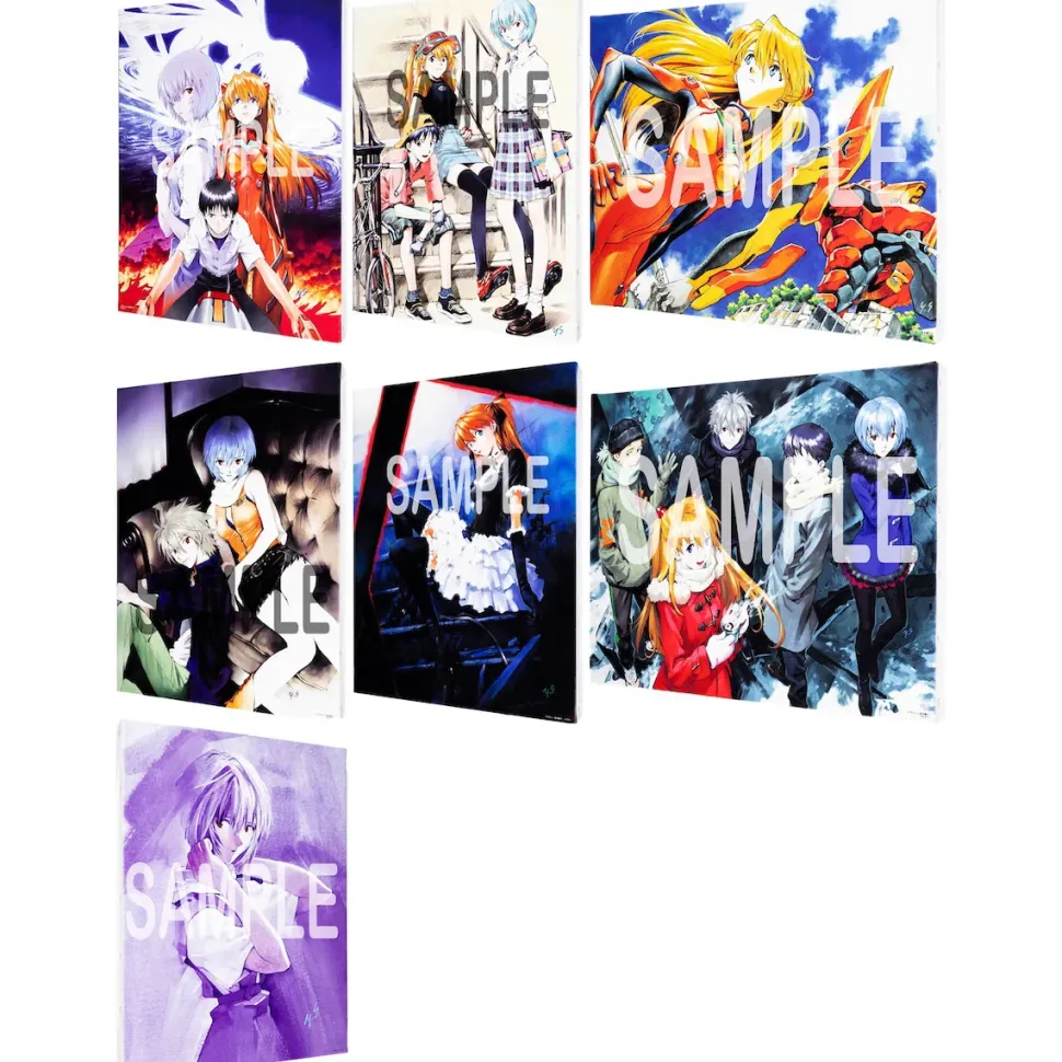 Yoshiyuki Sadamoto Neon Genesis Evangelion F3-Size Canvas Art