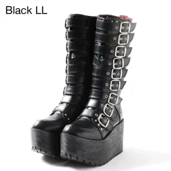 YOSUKE 2015SS Belt Long Boots