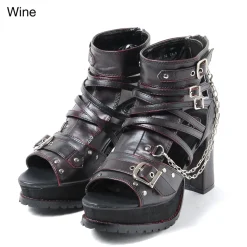 YOSUKE 2015SS Chain Bootie Sandals