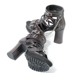 YOSUKE 2015SS Chain Bootie Sandals