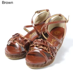 YOSUKE 2015SS Macaroon Frilled Sandals