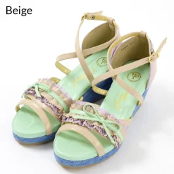 YOSUKE 2015SS Macaroon Frilled Sandals