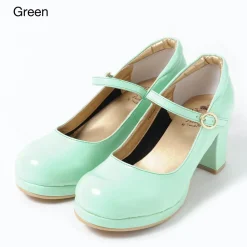 YOSUKE 2015SS Strapped Pumps