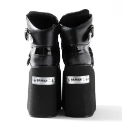 YOSUKE 2015SS Ultra Thick Soled Double Belt Boots