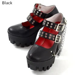 YOSUKE USA Double Strap Pumps