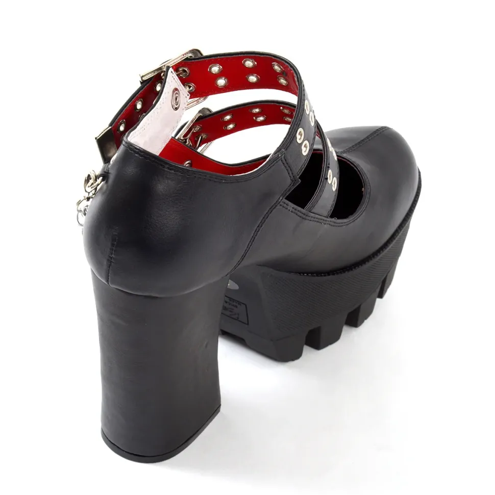 YOSUKE USA Double Strap Pumps