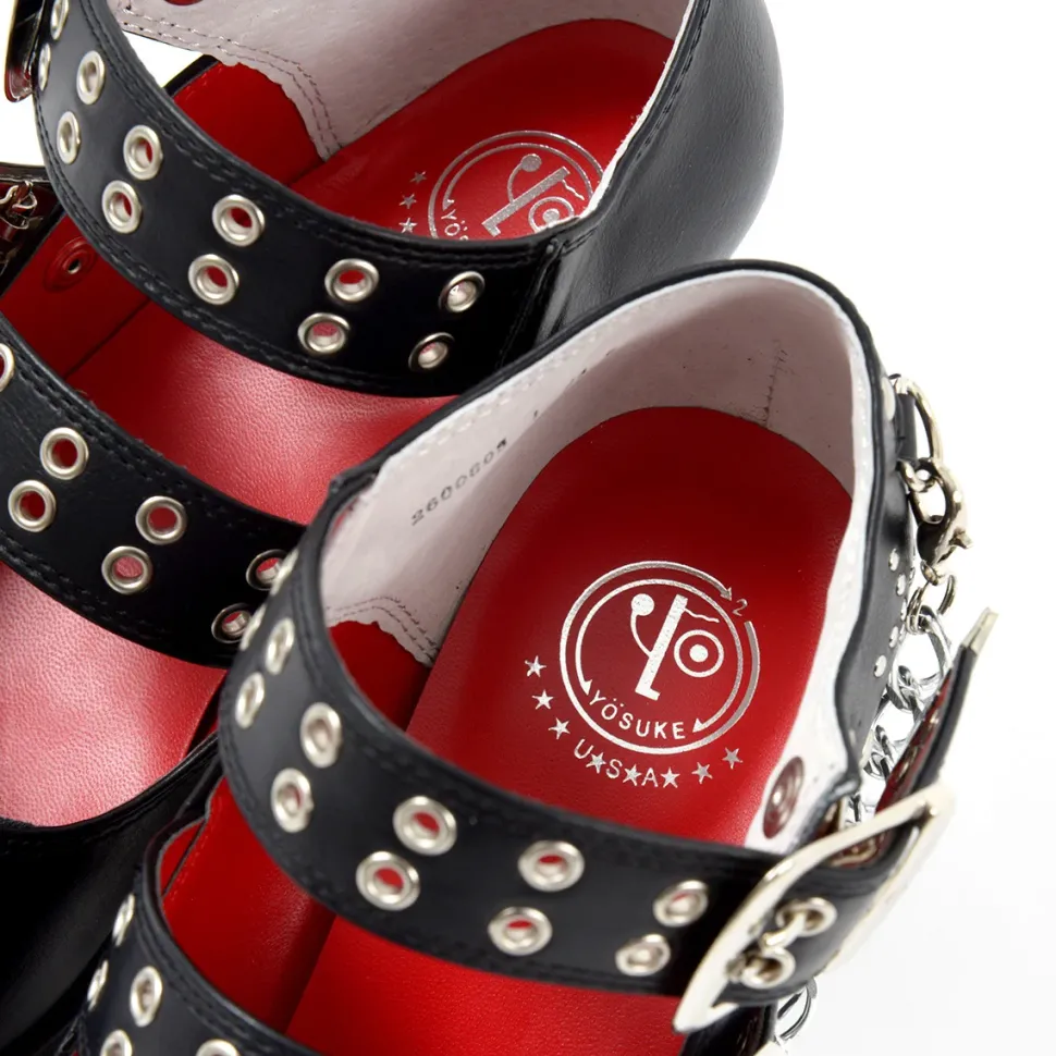 YOSUKE USA Double Strap Pumps