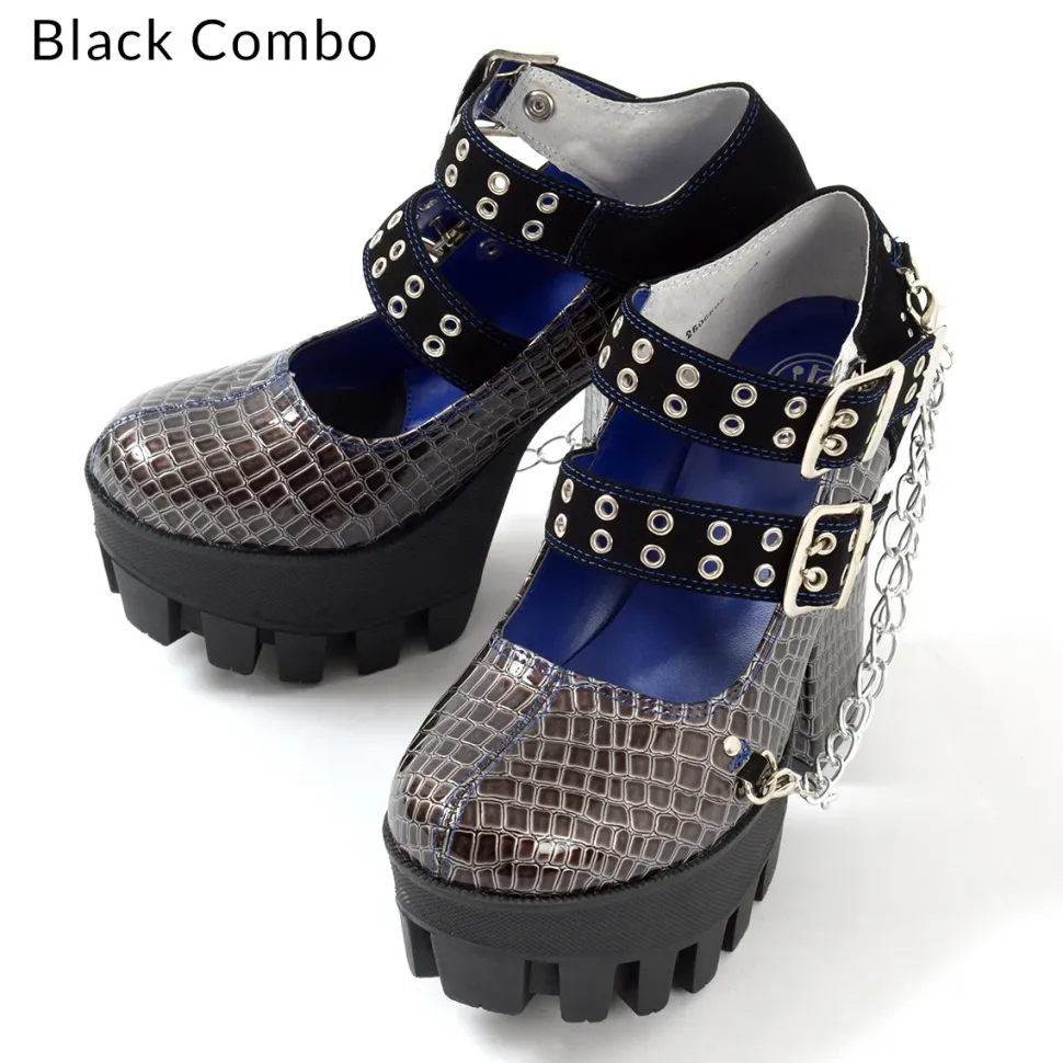 YOSUKE USA Double Strap Pumps