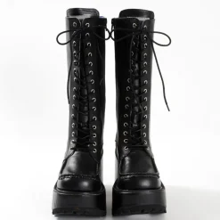 YOSUKE USA Knee-High Platform Boots