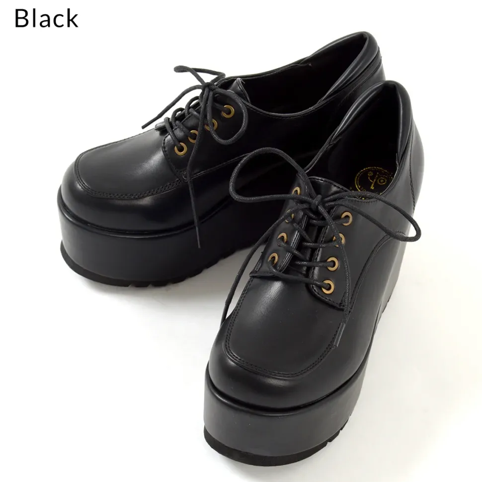 YOSUKE USA Platform Lace-Up Shoes