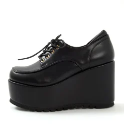 YOSUKE USA Platform Lace-Up Shoes