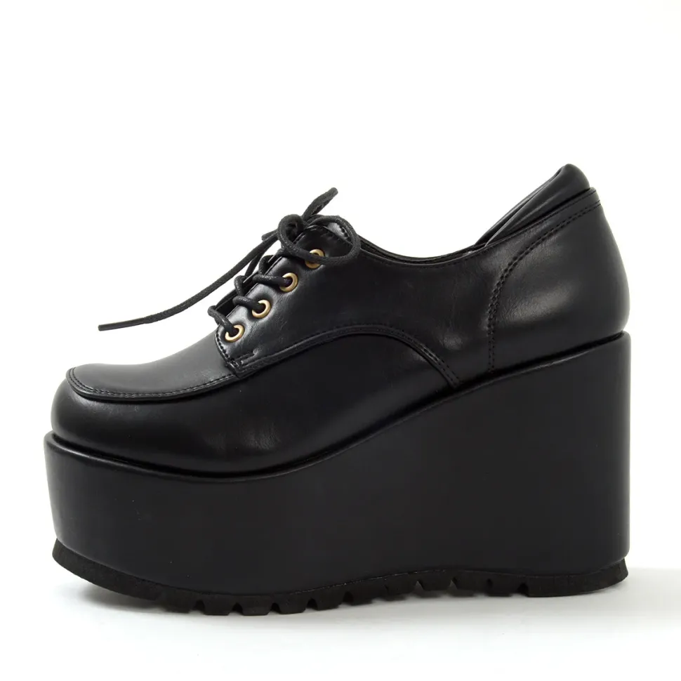 YOSUKE USA Platform Lace-Up Shoes