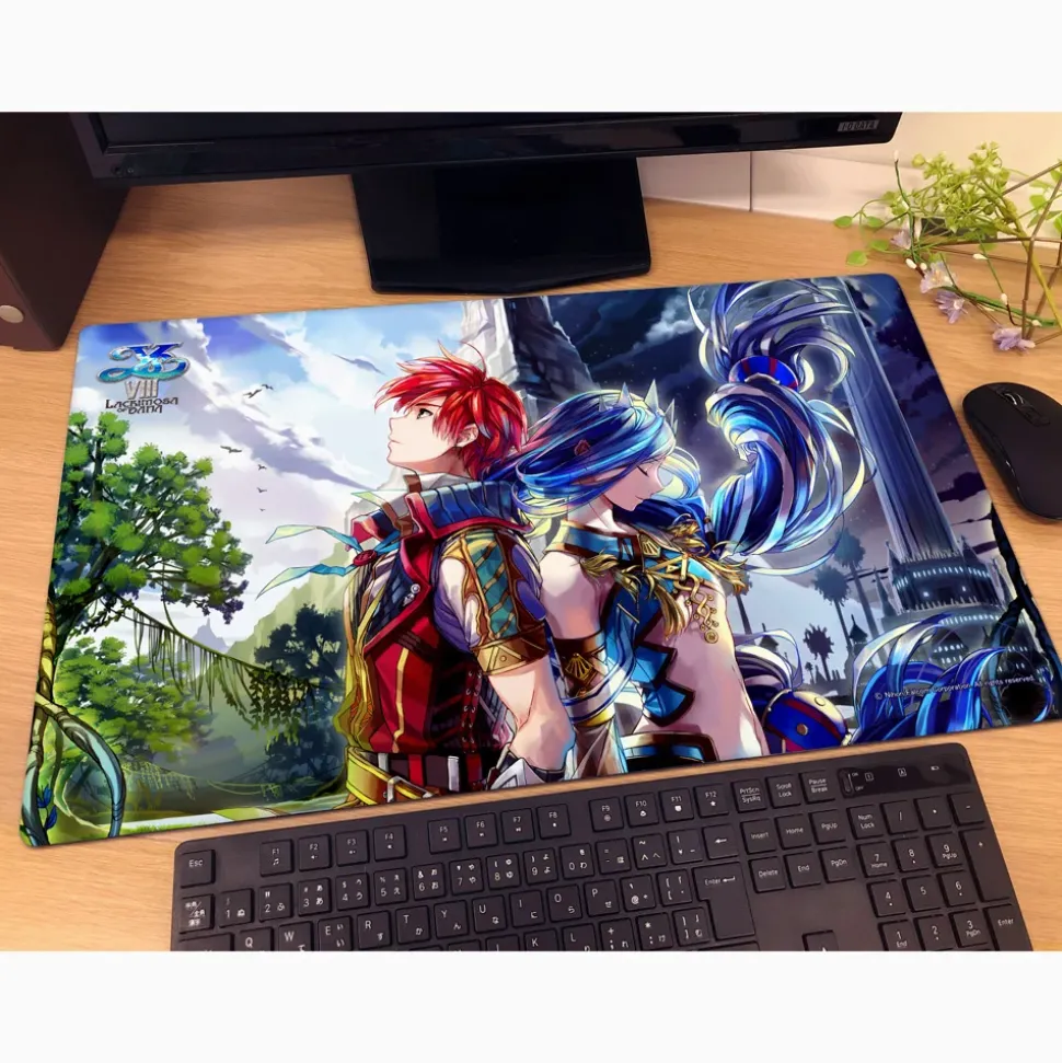 Ys VIII: Lacrimosa of Dana Rubber Mat Blue Waves Two Guardians