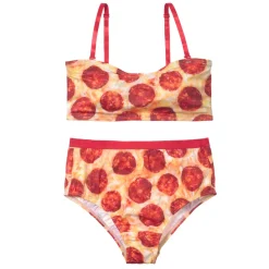 YUMMY MART Eat Tube Bra & Panty Set