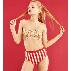 YUMMY MART Eat Tube Bra & Panty Set