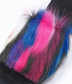 YUMMY MART Fake Fur Slippers