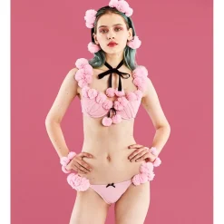 YUMMY MART Poodle Lingerie Set