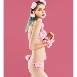 YUMMY MART Poodle Lingerie Set