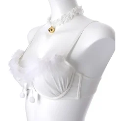 YUMMY MART White Cat Lingerie Set