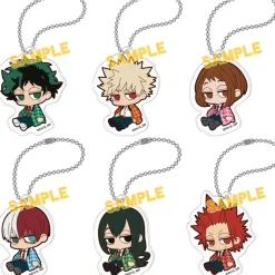 Yurutto Darun My Hero Academia Warm Hanten Acrylic Keychain Collection Box Set