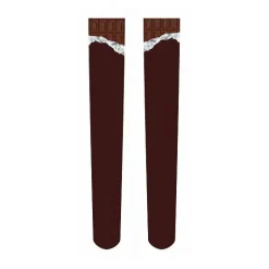 Zettairyoiki Chocolate Bar Thigh-High Tights